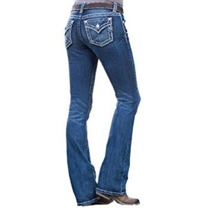 Miss Me women’s mid-rise boot cut jeans, 30x34